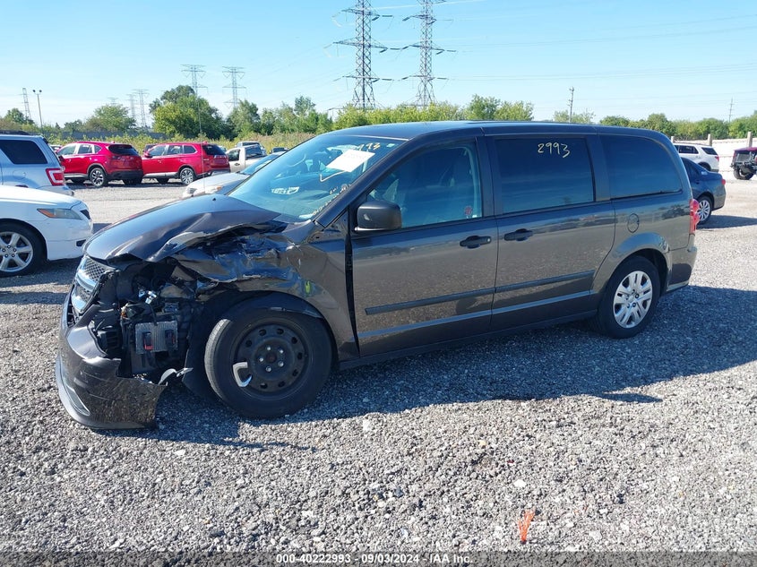 2016 DODGE GRAND CARAVAN SE - 2C4RDGBG5GR315164