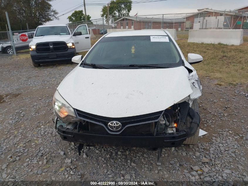 2016 Toyota Corolla Le VIN: 5YFBURHE0GP506624 Lot: 40222998