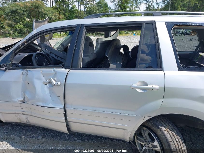 2005 Honda Pilot Ex VIN: 5FNYF18405B059363 Lot: 40223006