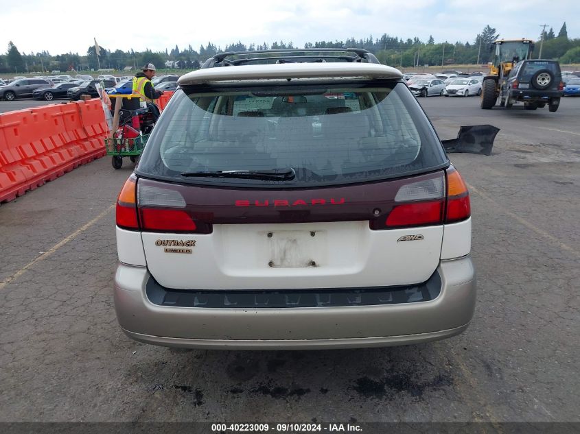 2000 Subaru Outback Limited VIN: 4S3BH6867Y7632137 Lot: 40223009