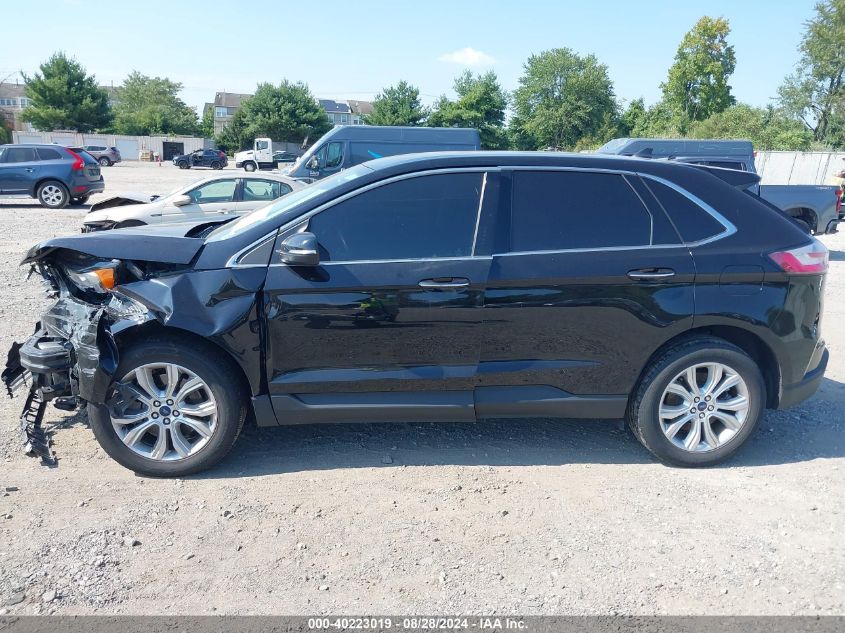 2022 Ford Edge Titanium VIN: 2FMPK4K96NBA31329 Lot: 40223019