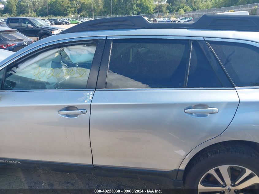 2018 Subaru Outback 2.5I Limited VIN: 4S4BSAKC6J3339504 Lot: 40223038