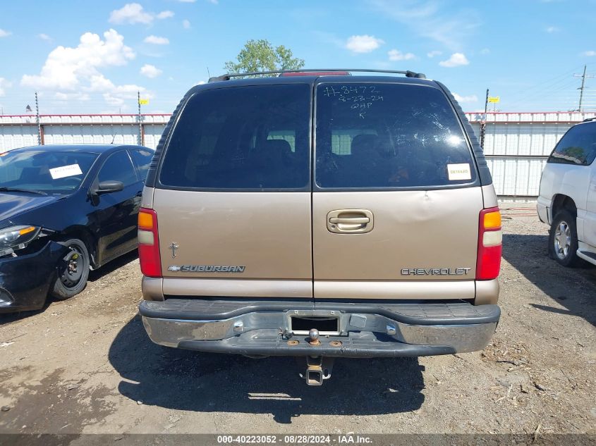 2001 Chevrolet Suburban 1500 Lt VIN: 3GNEC16T21G208633 Lot: 40223052