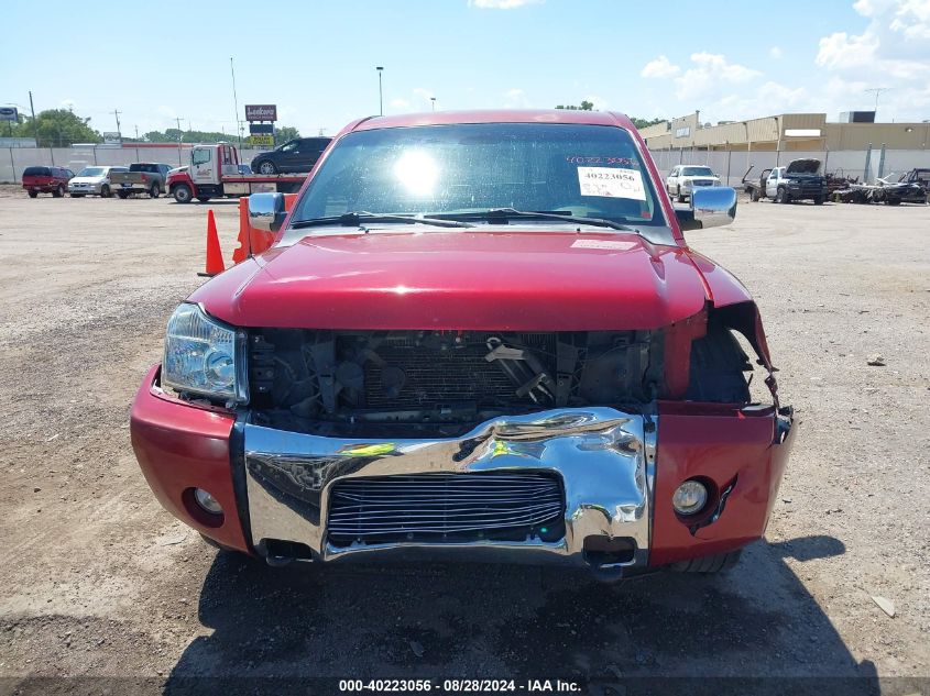 2005 Nissan Titan Se VIN: 1N6AA06A15N513640 Lot: 40223056