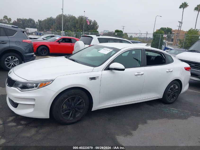 2018 Kia Optima Lx VIN: KNAGT4L39J5202503 Lot: 40223079