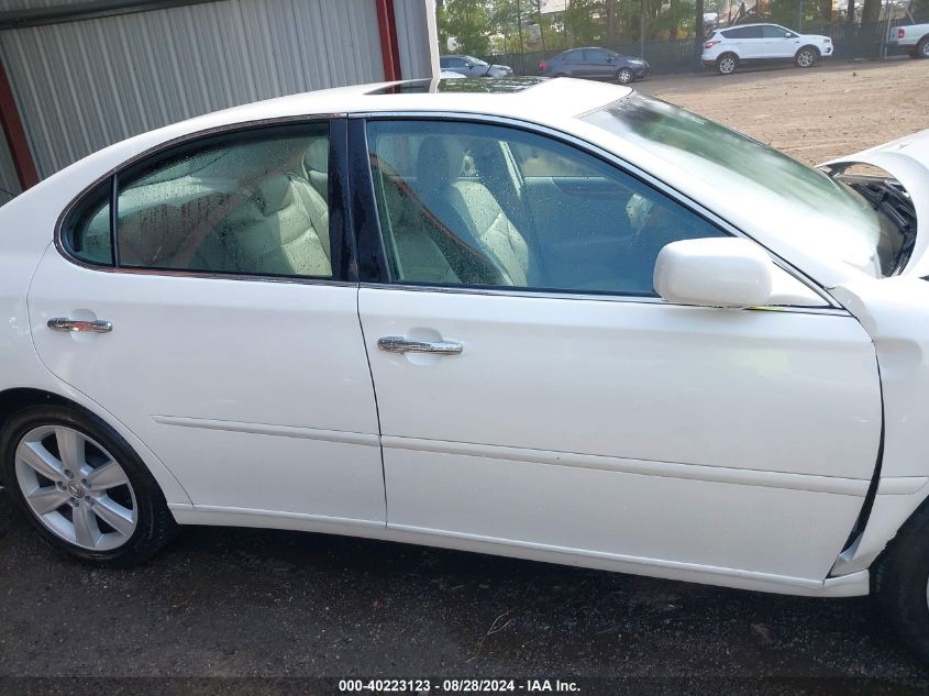 2005 Lexus Es 330 VIN: JTHBA30G755073556 Lot: 40223123