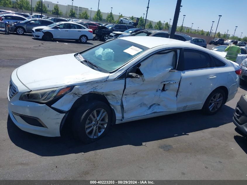 2016 Hyundai Sonata Se VIN: 5NPE24AF3GH295621 Lot: 40223203