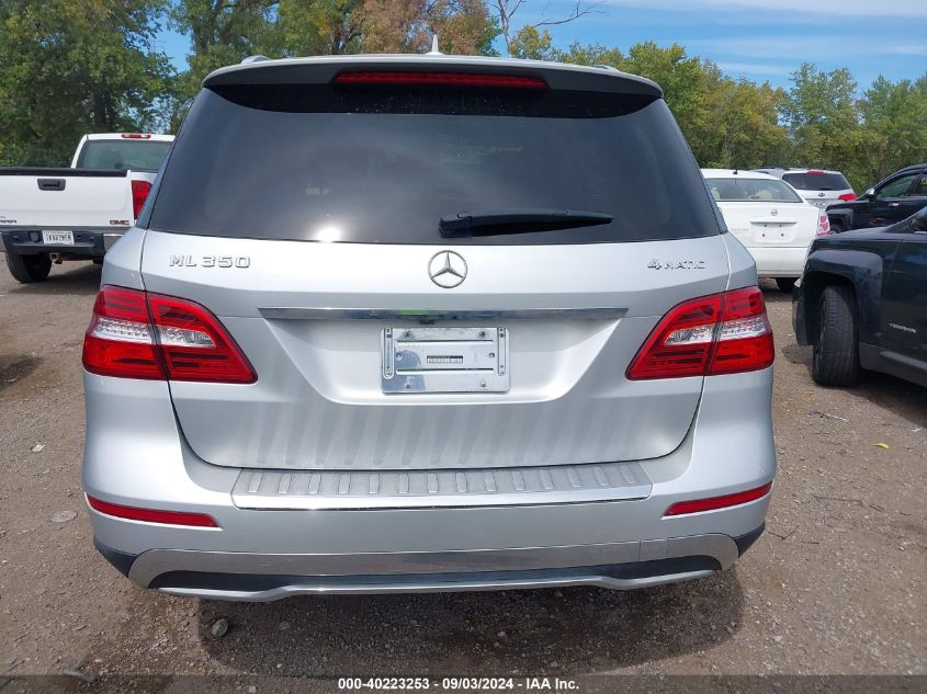 2014 Mercedes-Benz Ml 350 4Matic VIN: 4JGDA5HB1EA388130 Lot: 40223253