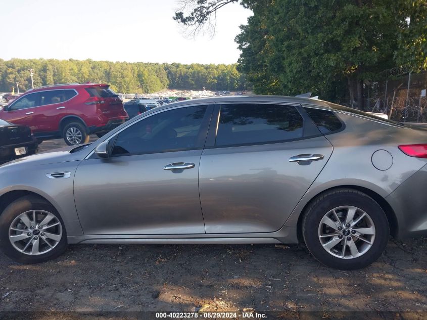 2018 Kia Optima Lx VIN: 5XXGT4L35JG186637 Lot: 40223278