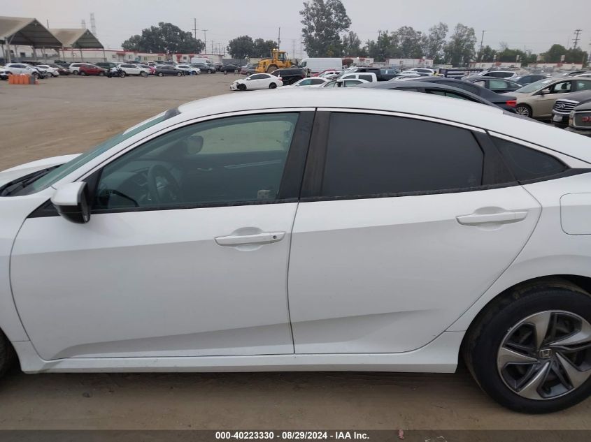 2019 Honda Civic Lx VIN: 2HGFC2F6XKH539993 Lot: 40223330