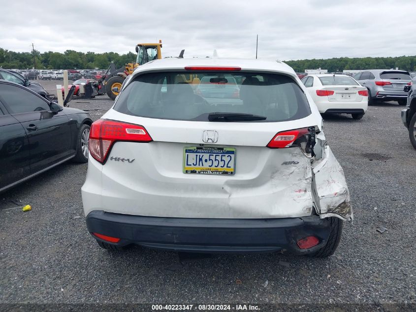 2018 Honda Hr-V Lx VIN: 3CZRU6H3XJM709024 Lot: 40223347