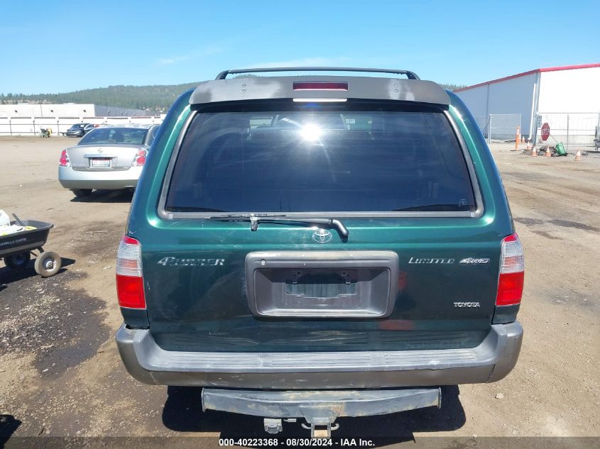 1999 Toyota 4Runner Limited V6 VIN: JT3HN87R9X0221442 Lot: 40223368