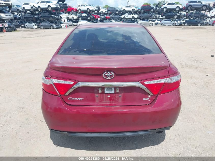 2015 Toyota Camry Se VIN: 4T1BF1FK9FU888122 Lot: 40223380