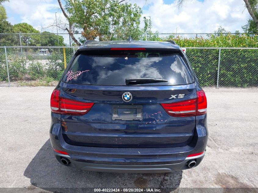 2016 BMW X5 Sdrive35I VIN: 5UXKR2C56G0H42917 Lot: 40223424