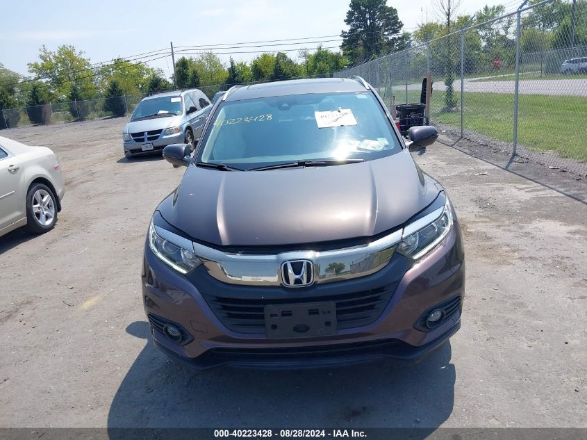 2019 Honda Hr-V Ex-L VIN: 3CZRU6H72KM725707 Lot: 40223428