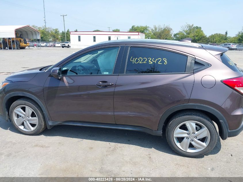 2019 Honda Hr-V Ex-L VIN: 3CZRU6H72KM725707 Lot: 40223428