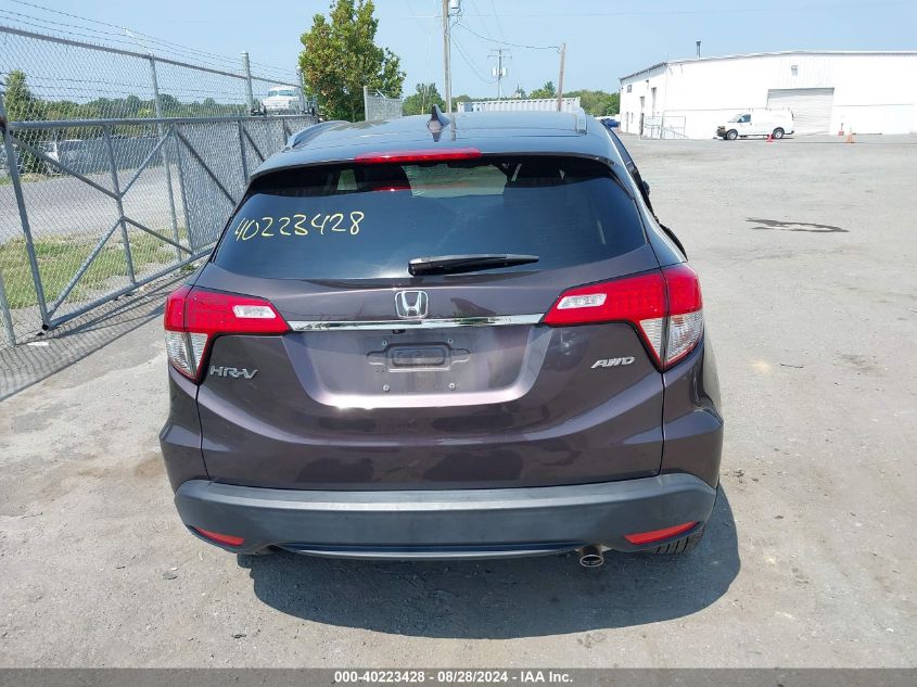 2019 Honda Hr-V Ex-L VIN: 3CZRU6H72KM725707 Lot: 40223428