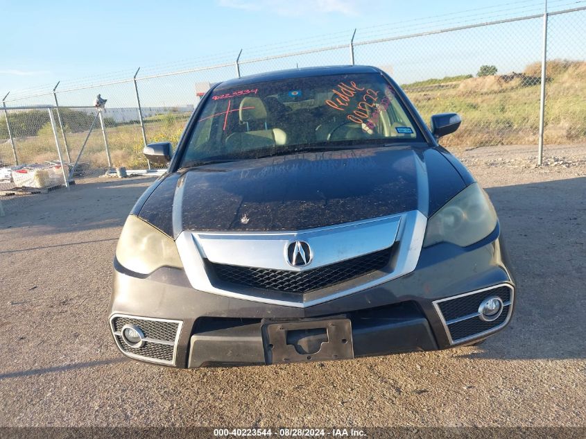 2011 Acura Rdx VIN: 5J8TB2H20BA001222 Lot: 40223544