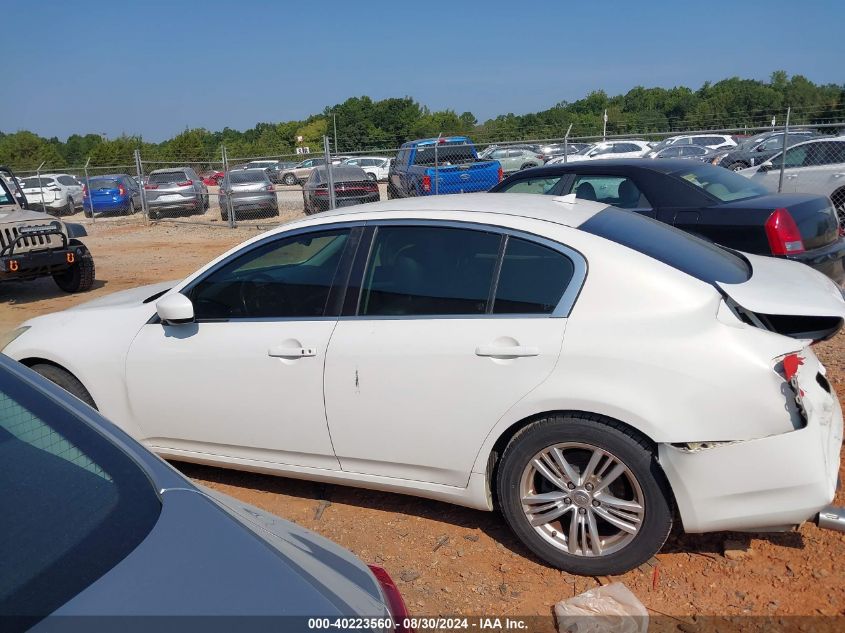 2011 Infiniti G37 Journey VIN: JN1CV6AP6BM503737 Lot: 40223560