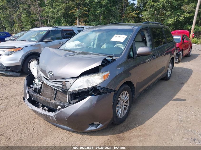 VIN 5TDYK3DC9DS332962 2013 Toyota Sienna, Xle V6 8... no.2