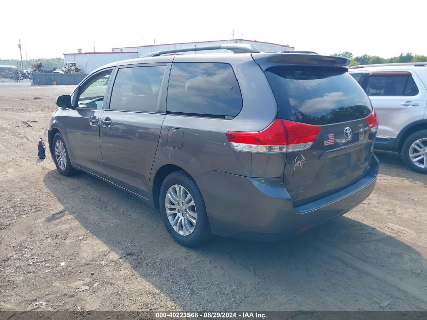 VIN 5TDYK3DC9DS332962 2013 Toyota Sienna, Xle V6 8... no.3