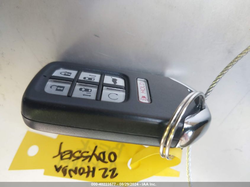 VIN 5FNRL6H84NB023687 2022 HONDA ODYSSEY TOURING