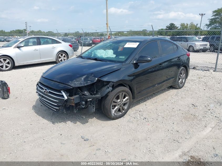 2018 Hyundai Elantra Sel VIN: 5NPD84LF0JH222513 Lot: 40223652