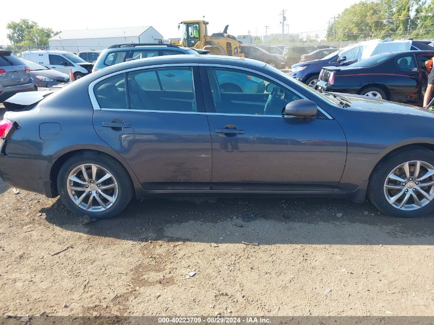 2008 Infiniti G35X VIN: JNKBV61F08M265293 Lot: 40223709