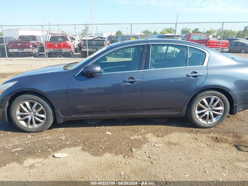 2008 Infiniti G35X VIN: JNKBV61F08M265293 Lot: 40223709