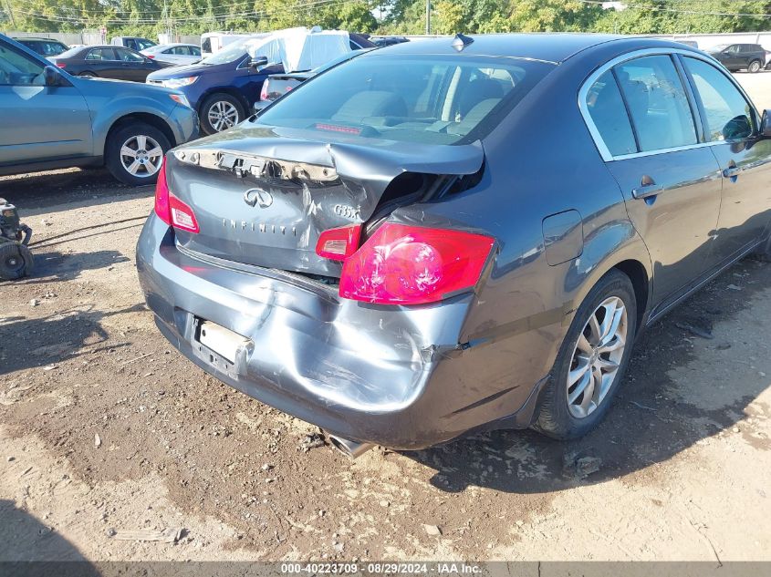 2008 Infiniti G35X VIN: JNKBV61F08M265293 Lot: 40223709