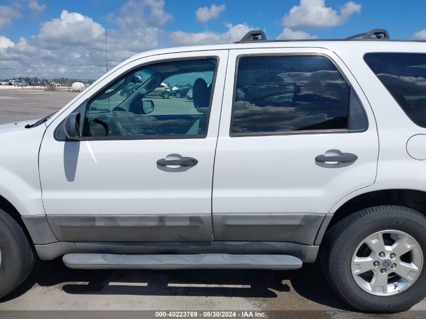 2007 Ford Escape Xlt VIN: 1FMYU03Z57KA93366 Lot: 40223769