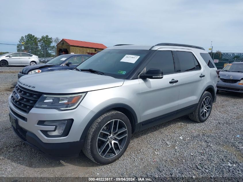 1FM5K8GT4HGD83423 2017 FORD EXPLORER - Image 2