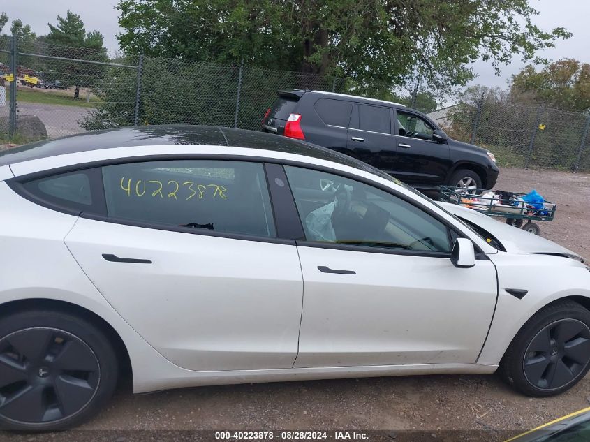 2022 TESLA MODEL 3 REAR-WHEEL DRIVE - 5YJ3E1EA2NF207830