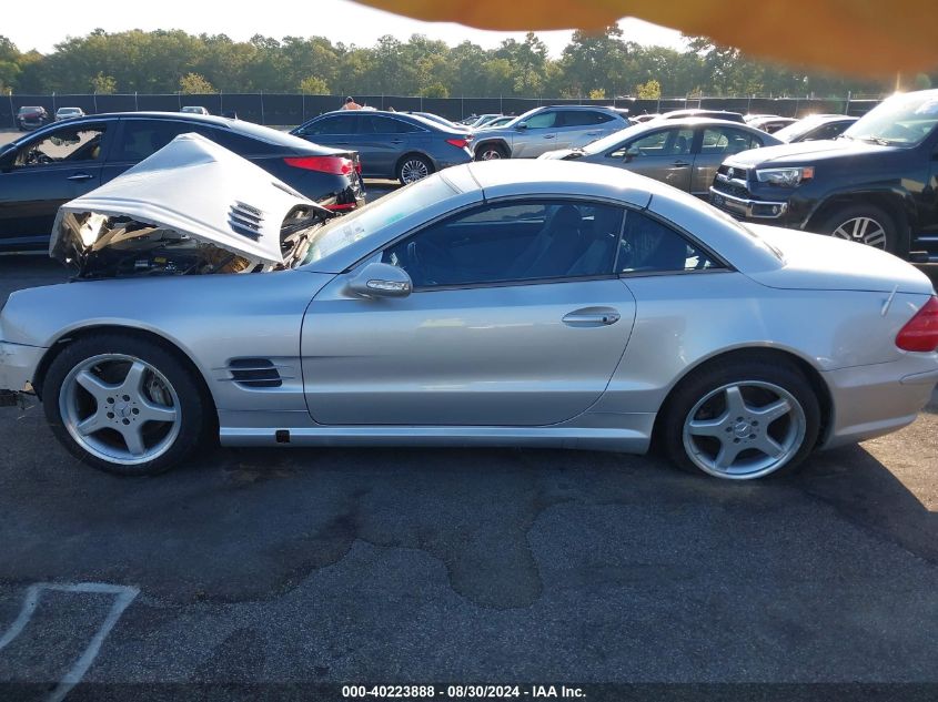 2003 Mercedes-Benz Sl 500 VIN: WDBSK75F93F022572 Lot: 40223888