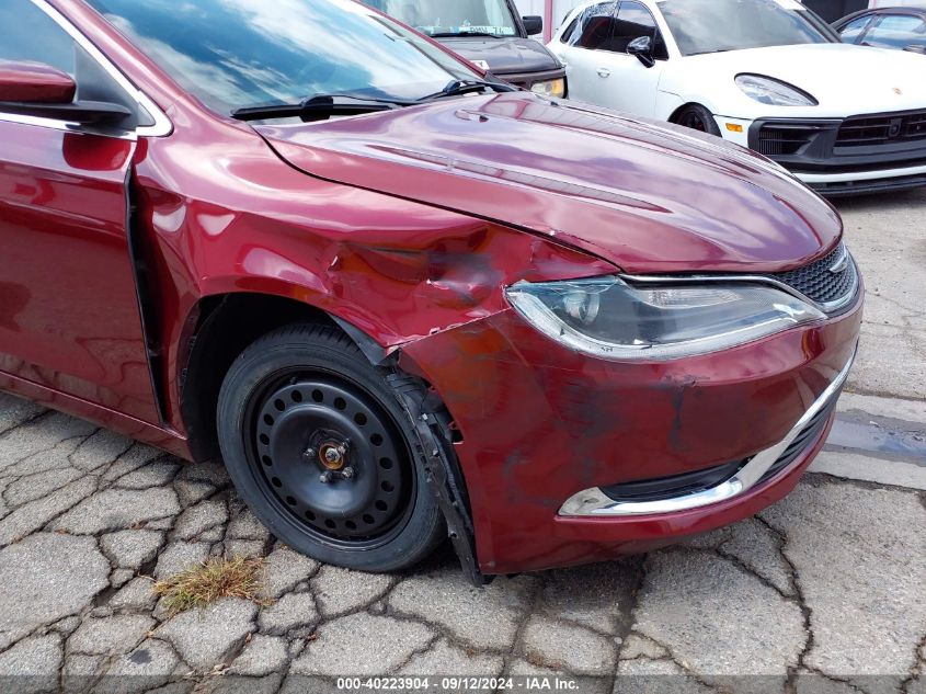 2015 Chrysler 200 Limited VIN: 1C3CCCABXFN521653 Lot: 40223904