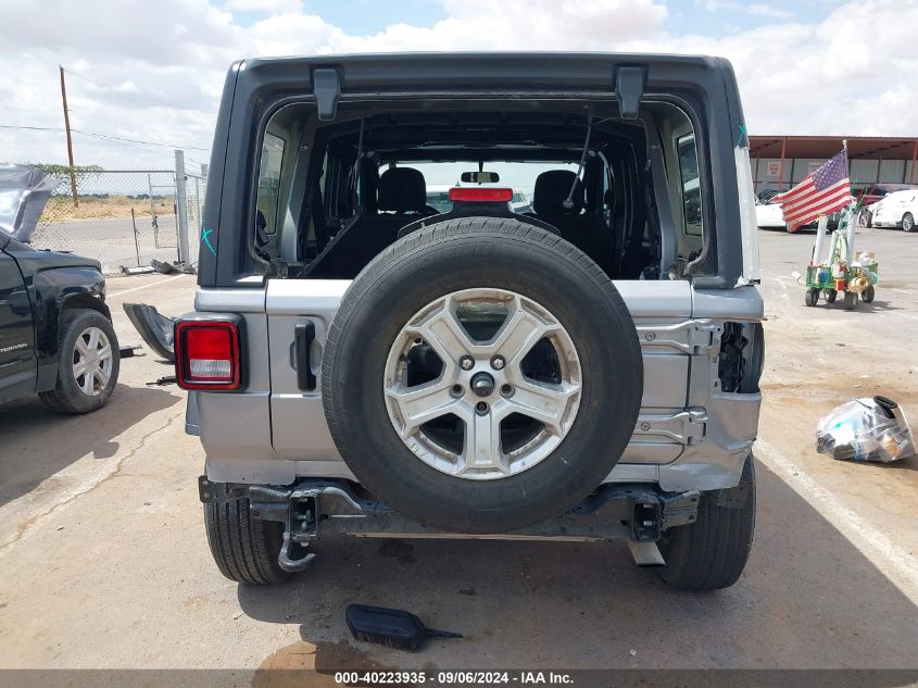 1C4HJXDN7MW743580 2021 Jeep Wrangler Unlimited Sport S 4X4