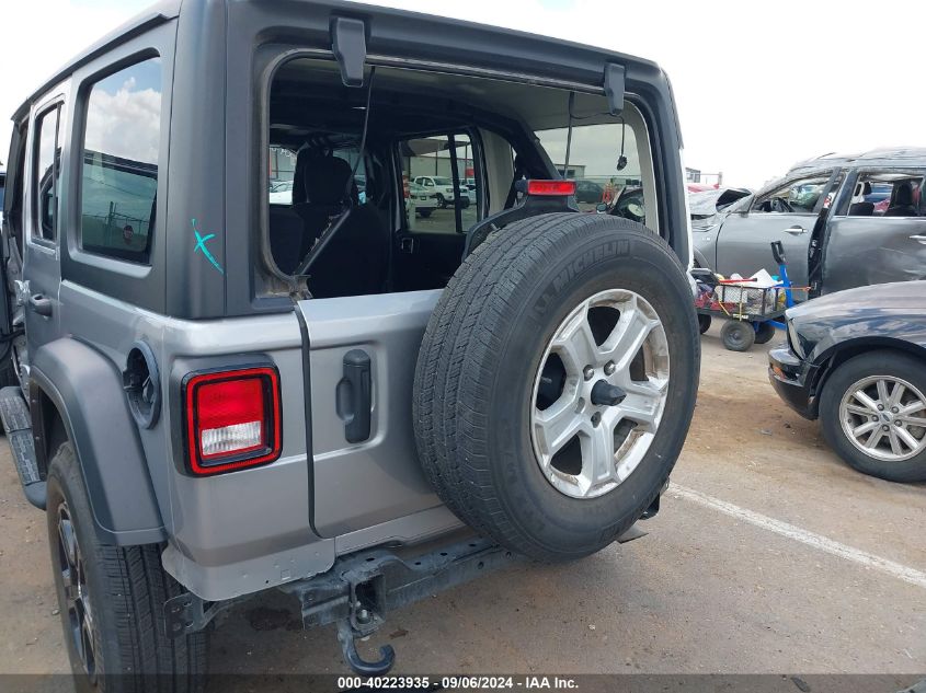 1C4HJXDN7MW743580 2021 Jeep Wrangler Unlimited Sport S 4X4