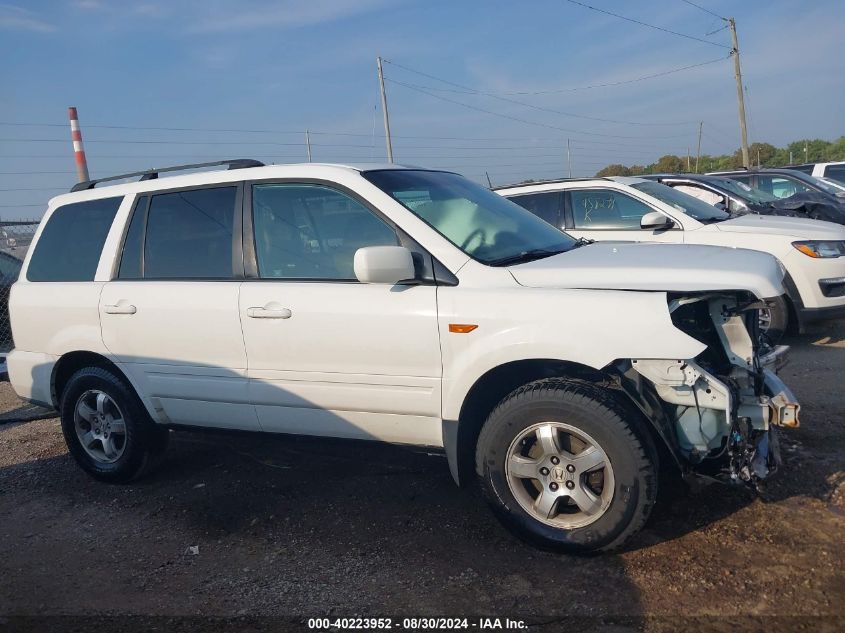 2007 Honda Pilot Ex-L VIN: 5FNYF28567B043265 Lot: 40223952