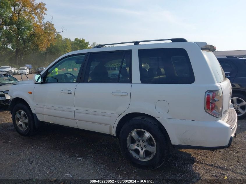 2007 Honda Pilot Ex-L VIN: 5FNYF28567B043265 Lot: 40223952