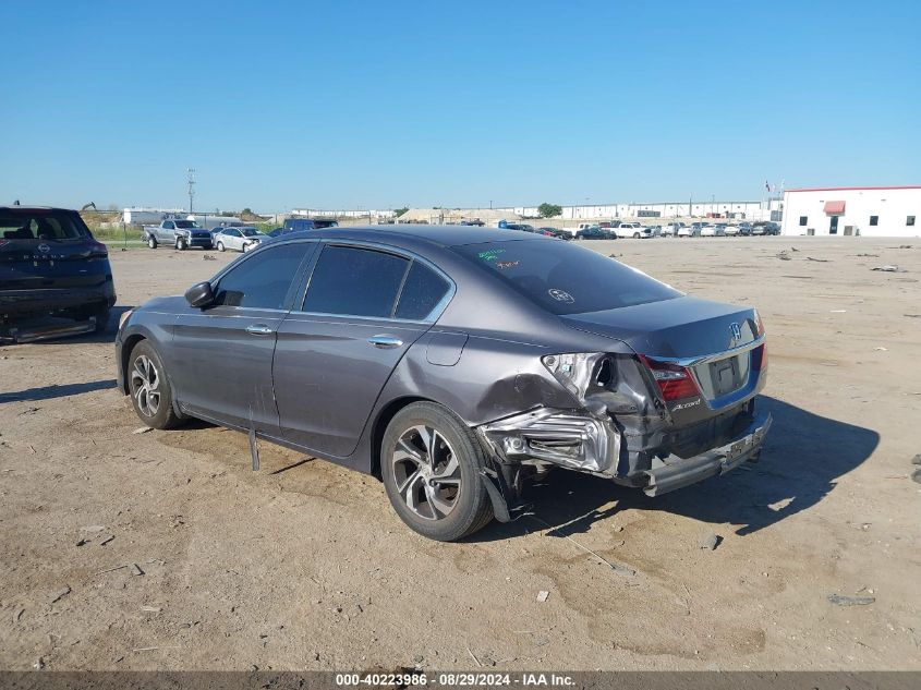 2016 Honda Accord Lx VIN: 1HGCR2F33GA185781 Lot: 40223986