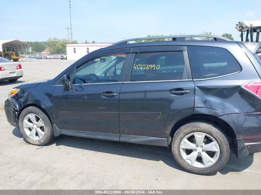 2016 Subaru Forester 2.5I Limited VIN: JF2SJAHC9GH423201 Lot: 40223990