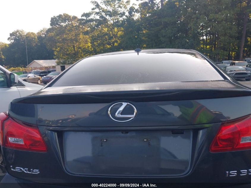 2008 Lexus Is 350 VIN: JTHBE262X85019750 Lot: 40224000