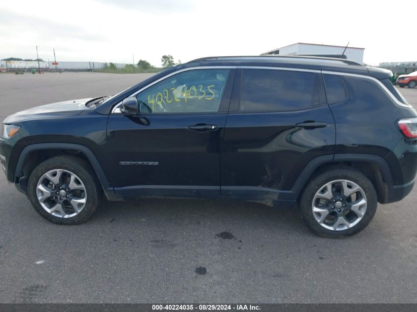 2018 Jeep Compass Limited 4X4 VIN: 3C4NJDCB2JT340861 Lot: 40224035