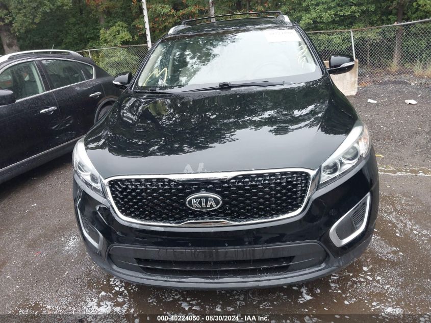 2016 Kia Sorento 3.3L Lx VIN: 5XYPG4A51GG039132 Lot: 40224050