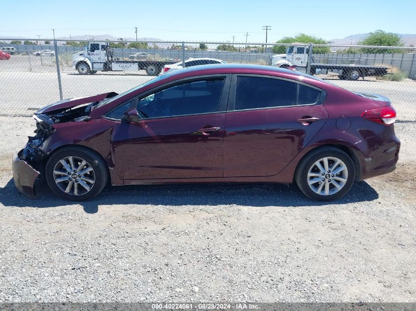 2017 Kia Forte Lx VIN: 3KPFL4A79HE051715 Lot: 40692958