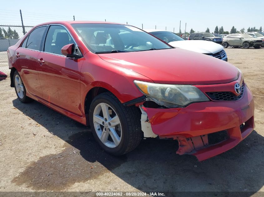 2012 Toyota Camry Se VIN: 4T1BF1FK5CU606800 Lot: 40224062