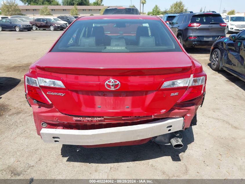 2012 Toyota Camry Se VIN: 4T1BF1FK5CU606800 Lot: 40224062