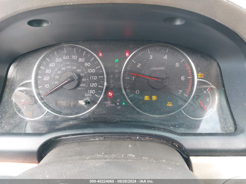 2004 Lexus Gx 470 470 VIN: JTJBT20X840067697 Lot: 40224065