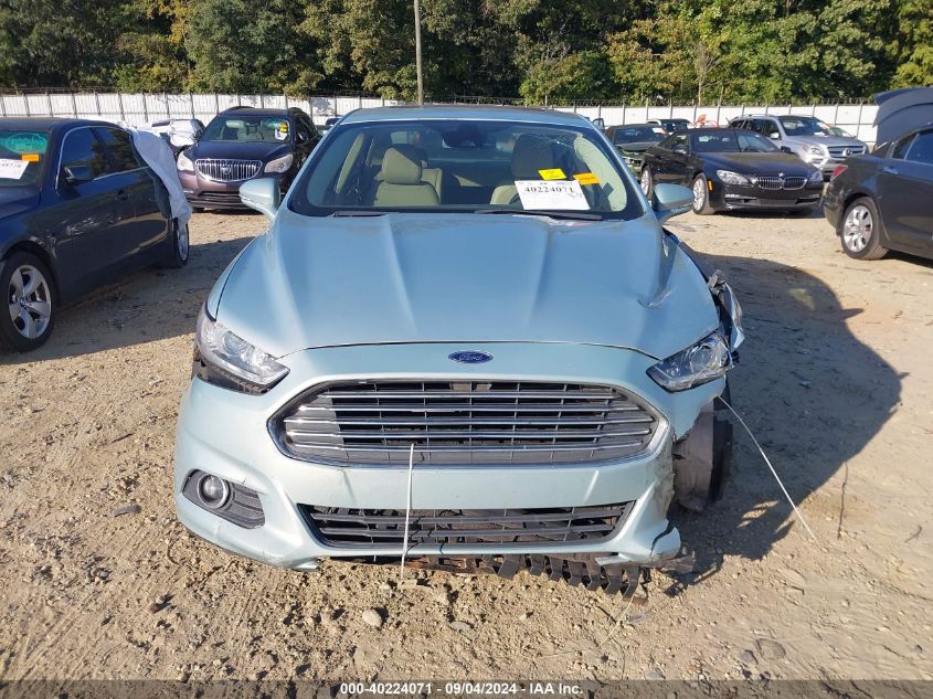 2013 Ford Fusion Hybrid Se VIN: 3FA6P0LU3DR240319 Lot: 40224071