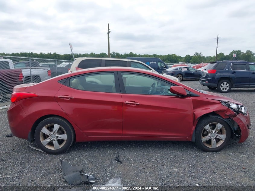 5NPDH4AE9DH368889 2013 Hyundai Elantra Gls